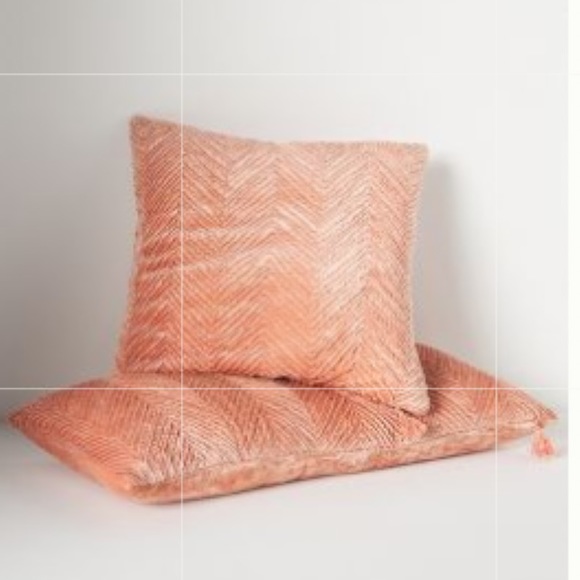 Anthropologie Other - NWT anthropologie novley pillow pink velvet